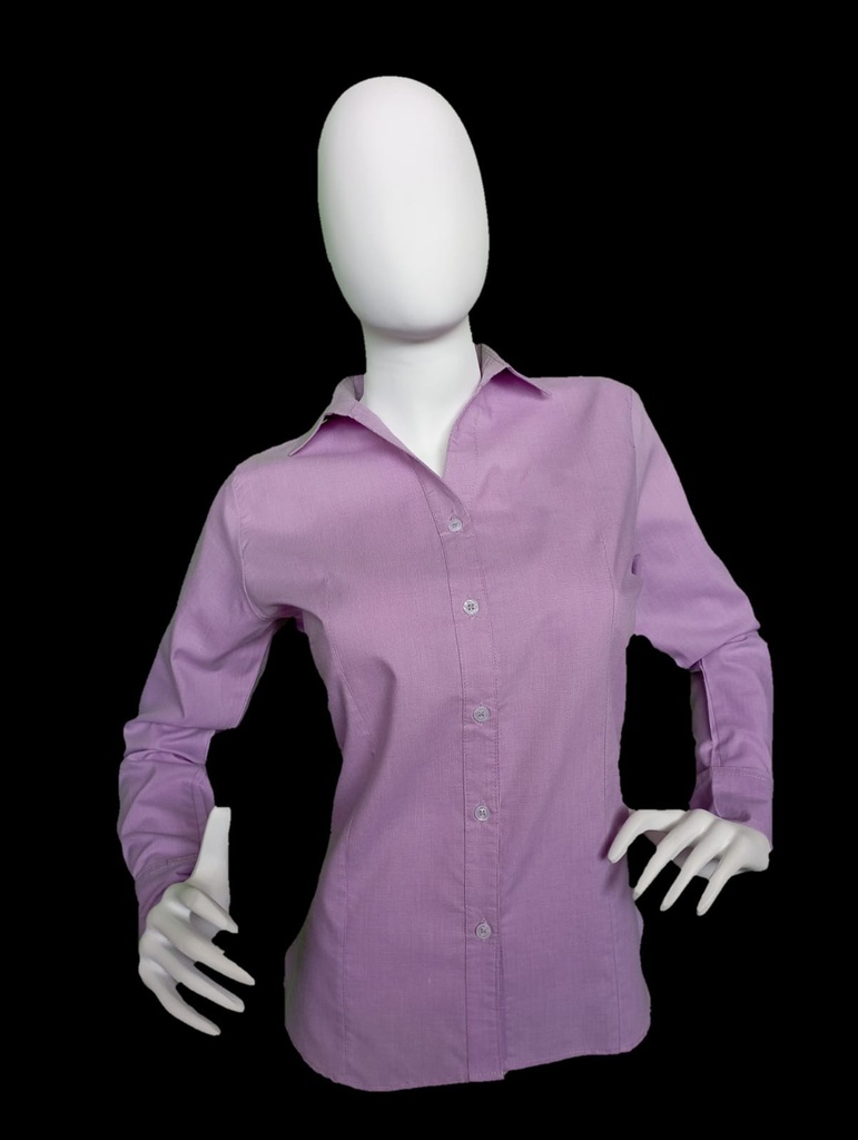 Blusa Slim Dama Manga Larga Premium