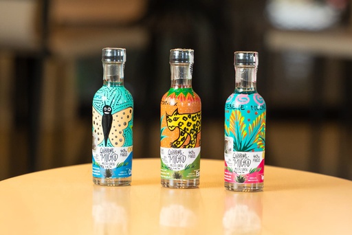 Mezcalitas 50ml Espadín Pintadas a mano