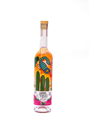 Mezcal Tepeztate 750ml Pintado a mano