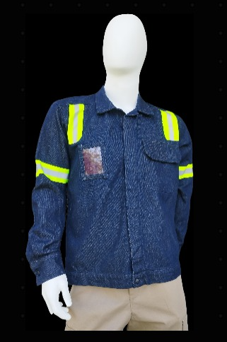 Camisola Manga Larga de Mezclilla Industrial 10 Oz. para Soldador